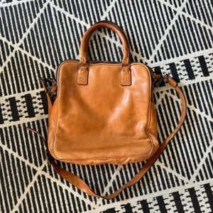 Moore & Giles leather messenger bag
